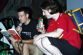 Netpoet and XXX reading Ernst Jandl (query Amazon on this!)
