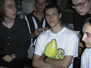 Lemon (mid.) and his gang.
