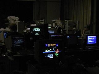 Evoke at night.
