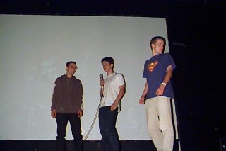 Three tough guys with another Beatles-song.
