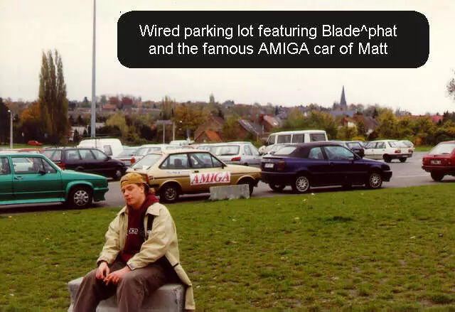 Ruler-Uli from Munich aka Blade (Phat) in the background you see Matt´s famous party-car.
