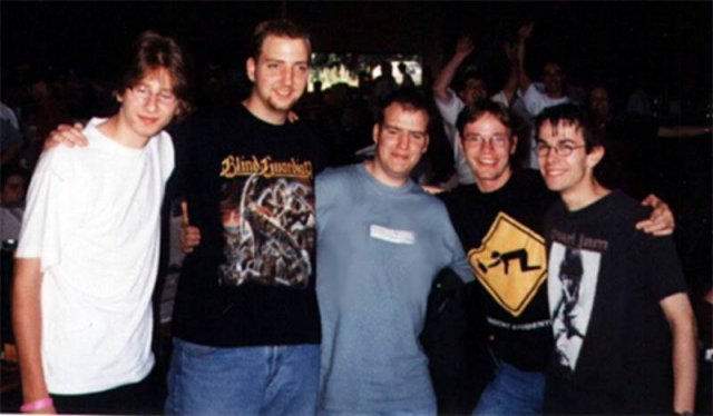 Black Maiden at Wired ?98. From left to right: Shiva, Pandur, Shine, Kyp and Poti.
